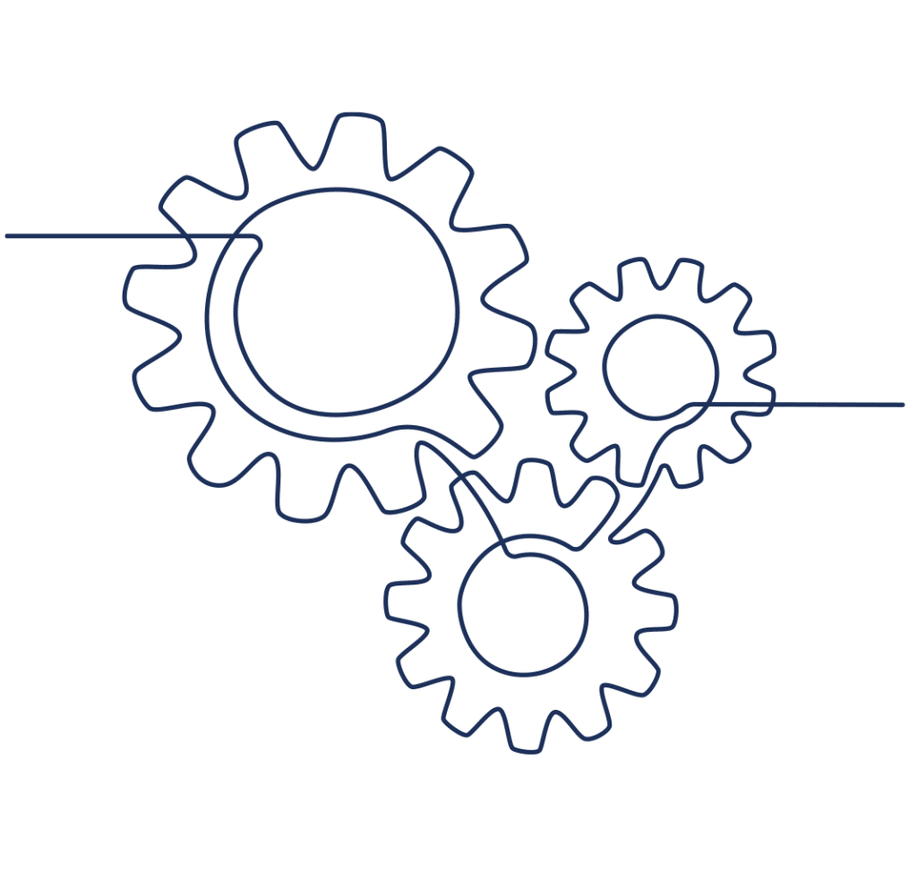 line illustration website maintenance and management